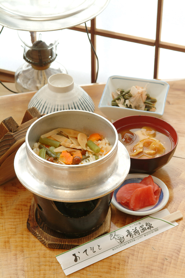 Kamameshi set meal